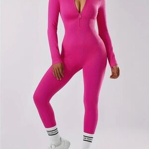 Vibrant Pink Women's Jumpsuit